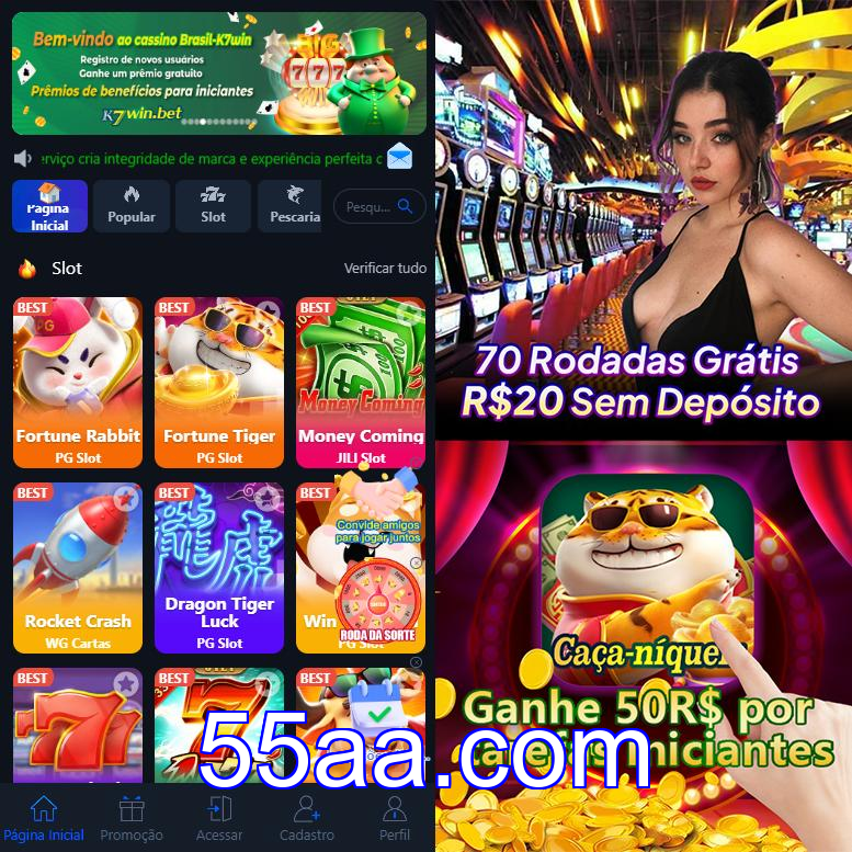 Cadastro no 55aa: Comece com um Bônus de Boas-vindas!